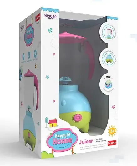 Giggles Funskool Happy Little Home Juicer Bird Theme- Green & Blue