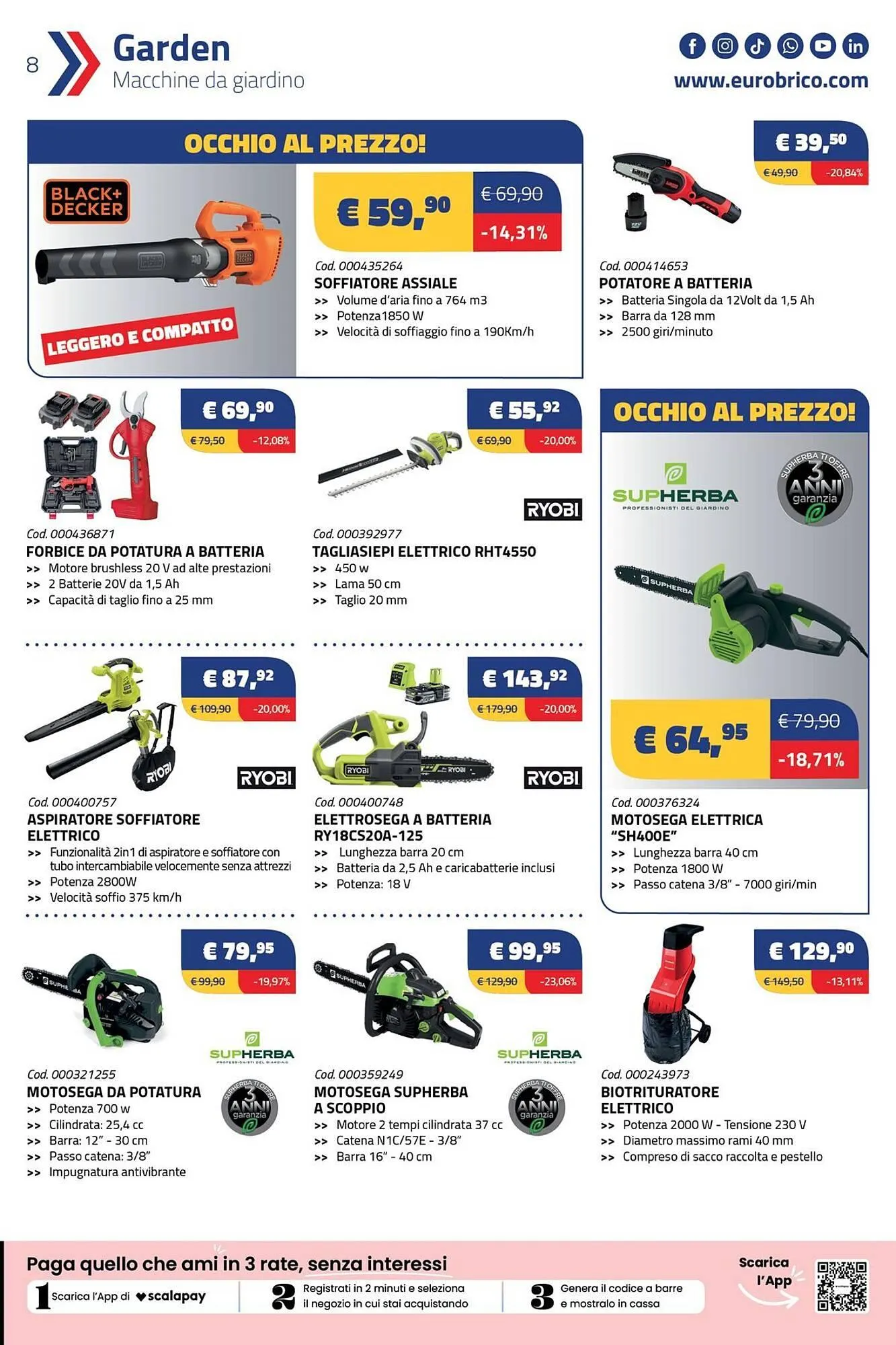 Volantino Eurobrico da 9 ottobre a 6 novembre di 2025 - Pagina del volantino 8