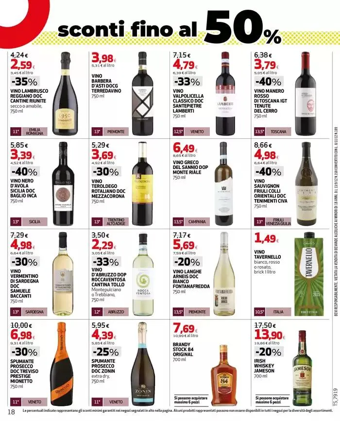 Sconti fino al 50% da 13 marzo a 26 marzo di 2025 - Pagina del volantino 18
