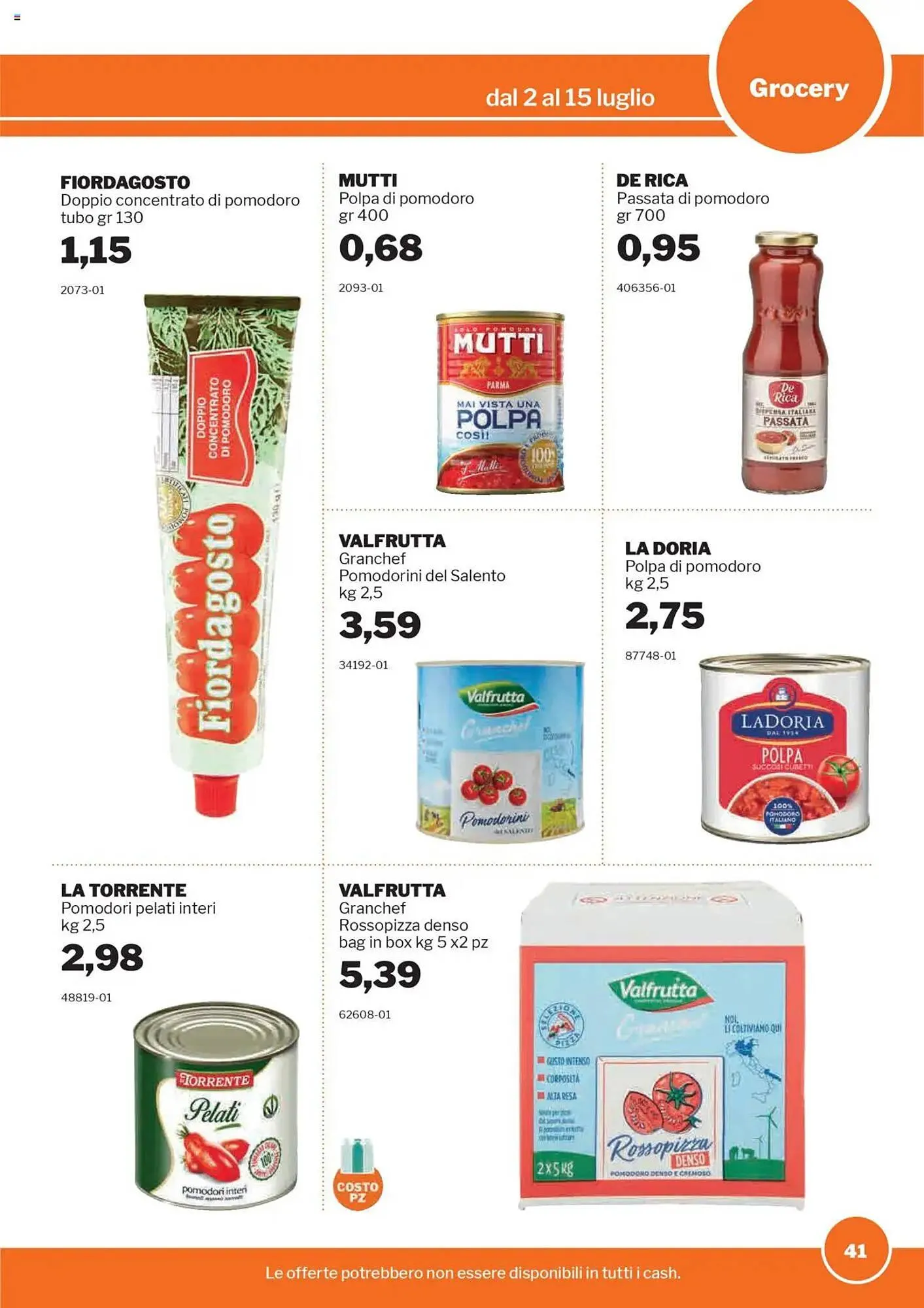 Volantino GrosMarket da 2 luglio a 15 luglio di 2025 - Pagina del volantino 41