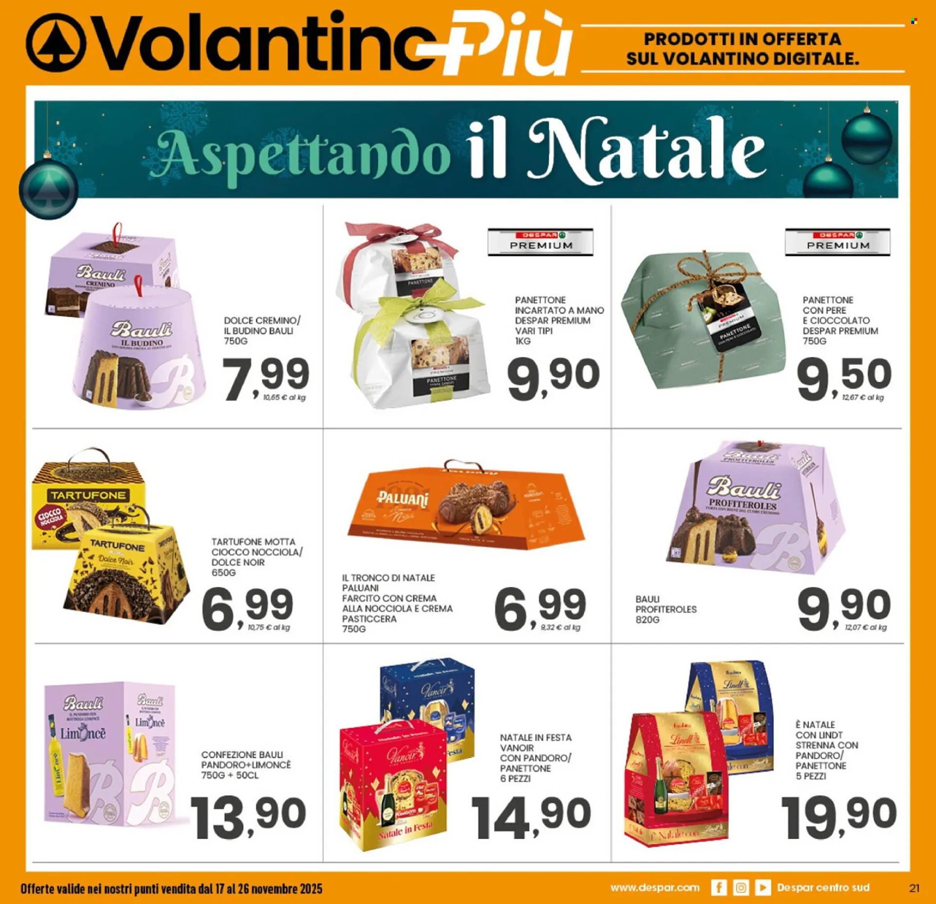 Volantino Despar da 17 novembre a 26 novembre di 2025 - Pagina del volantino 21