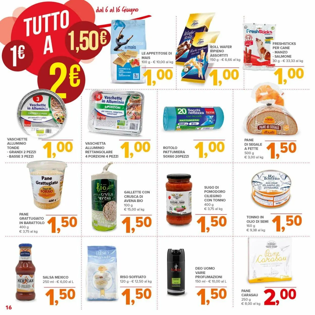 Todis Volantino attuale da 12 giugno a 26 giugno di 2024 - Pagina del volantino 16