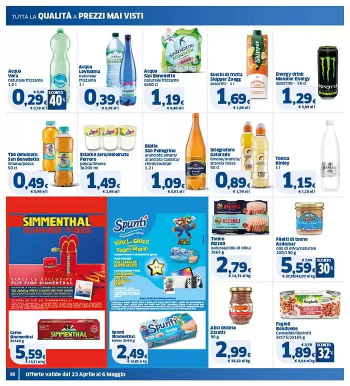 Offerte in forma da 23 aprile a 6 maggio di 2025 - Pagina del volantino 16