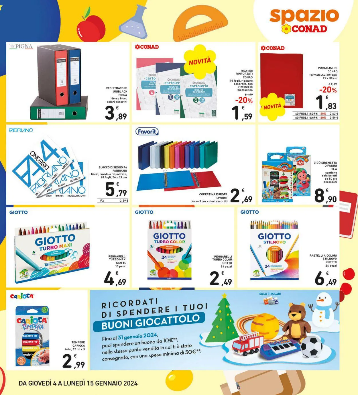 Conad - Spazio - Palermo Volantino attuale da 4 gennaio a 15 gennaio di 2024 - Pagina del volantino 39