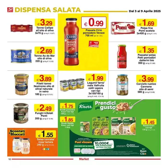 Sotto Prezzo da 3 aprile a 9 aprile di 2025 - Pagina del volantino 12