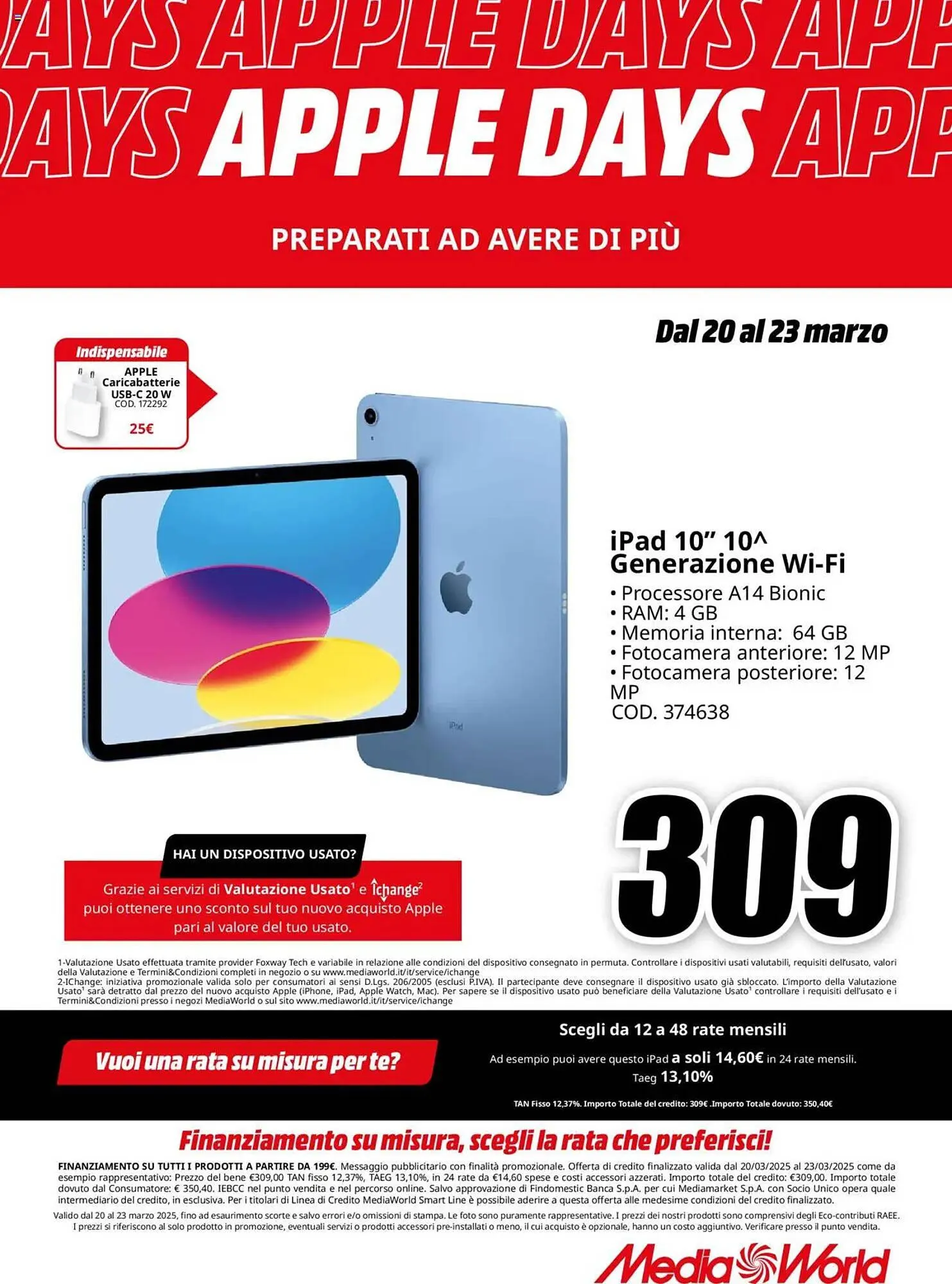 Volantino MediaWorld da 20 marzo a 23 marzo di 2025 - Pagina del volantino 3