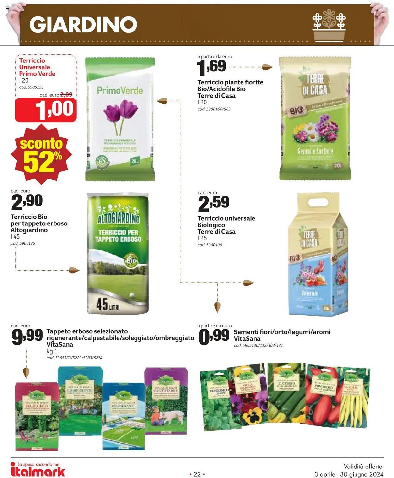 Volantino Italmark da 3 aprile a 30 giugno di 2024 - Pagina del volantino 22
