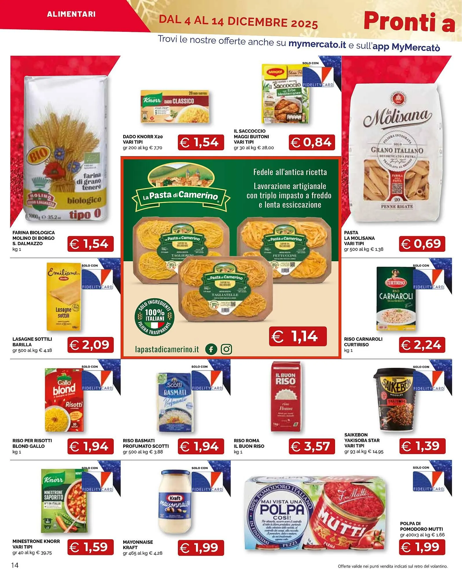 Volantino Mercatò Big da 4 dicembre a 14 dicembre di 2025 - Pagina del volantino 14