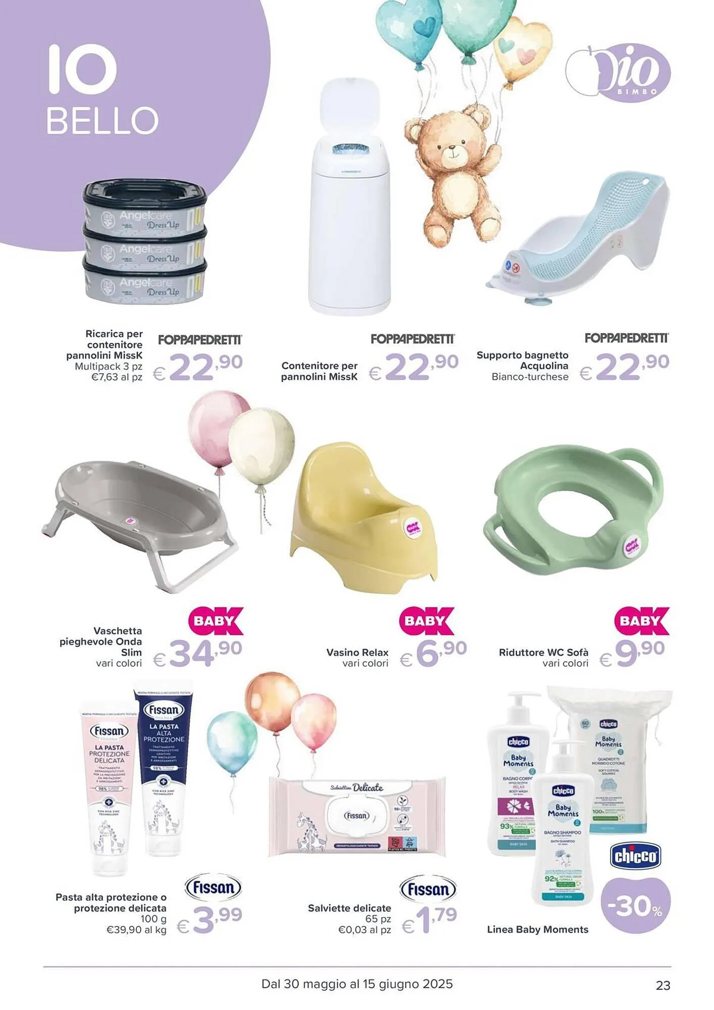 Volantino Io Bimbo da 30 maggio a 15 giugno di 2025 - Pagina del volantino 23