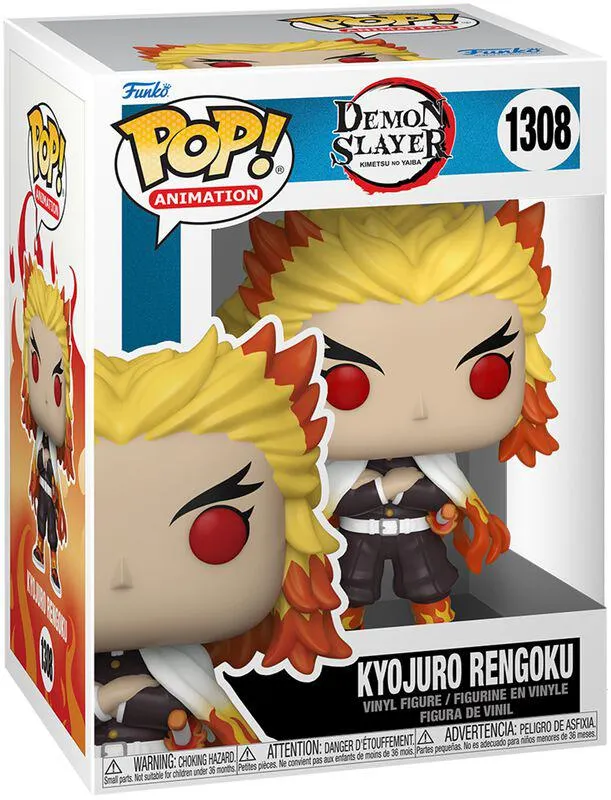 Kyojuro Rengoku vinyl figurine no. 1308 | Funko Pop! | Demon Slayer