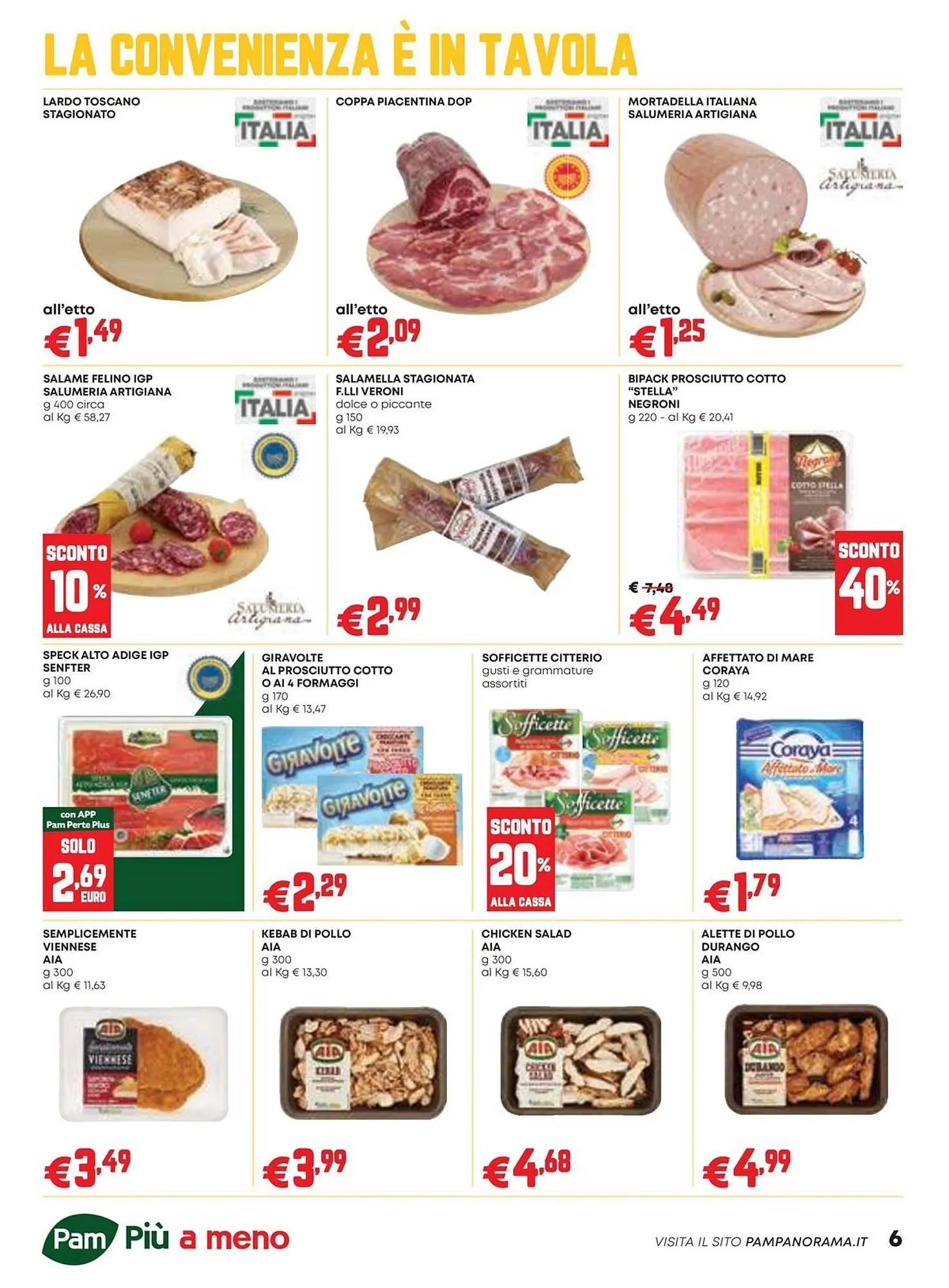 Volantino Pam da 24 luglio a 6 agosto di 2025 - Pagina del volantino 6