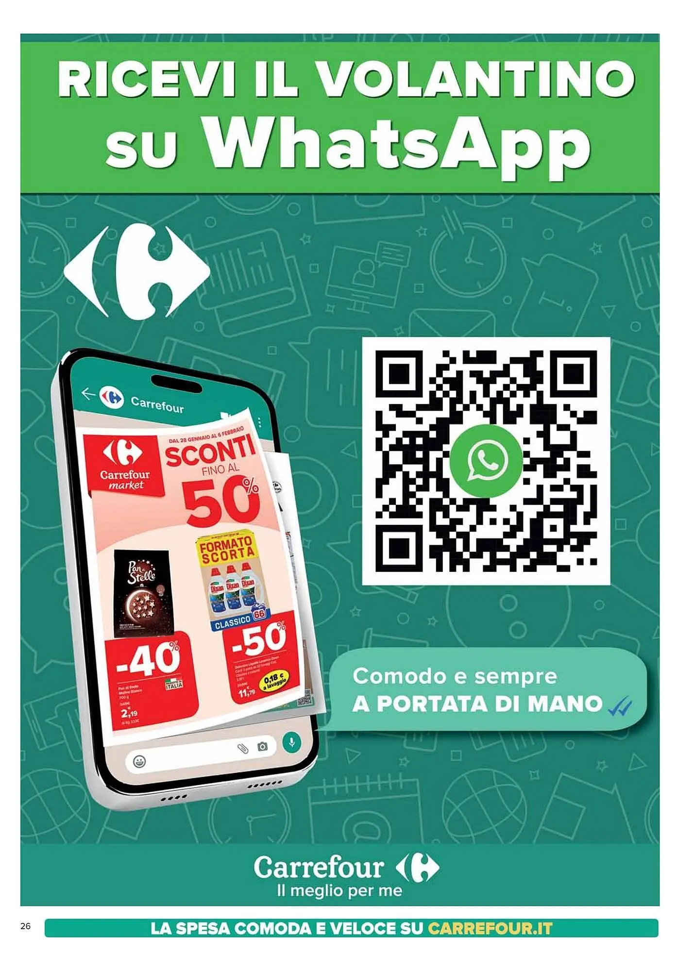 Volantino Carrefour Market da 16 maggio a 28 maggio di 2025 - Pagina del volantino 26