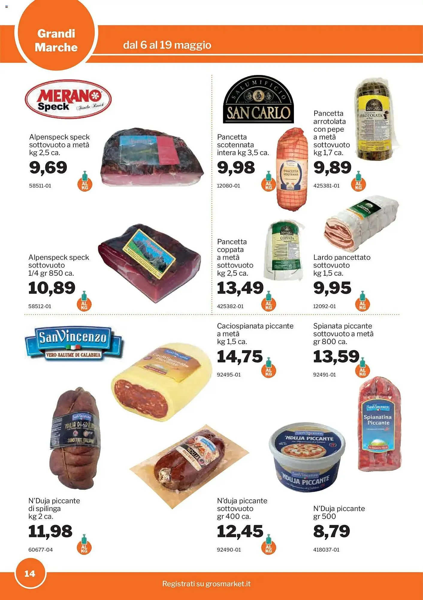 Volantino GrosMarket da 6 maggio a 19 maggio di 2026 - Pagina del volantino 14