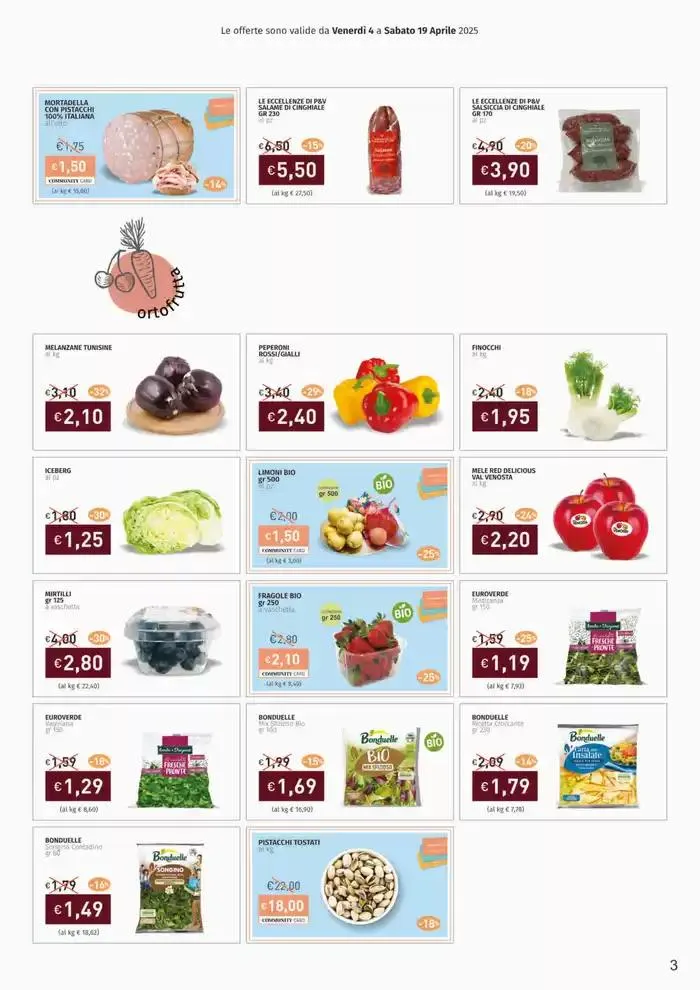 Per Pasqua solo eccellenze! da 4 aprile a 19 aprile di 2025 - Pagina del volantino 3