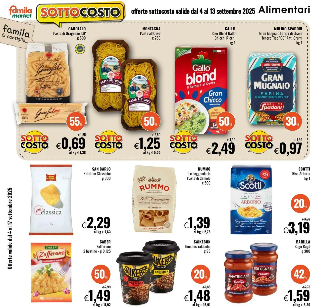Famila Volantino attuale da 4 settembre a 17 settembre di 2025 - Pagina del volantino 6