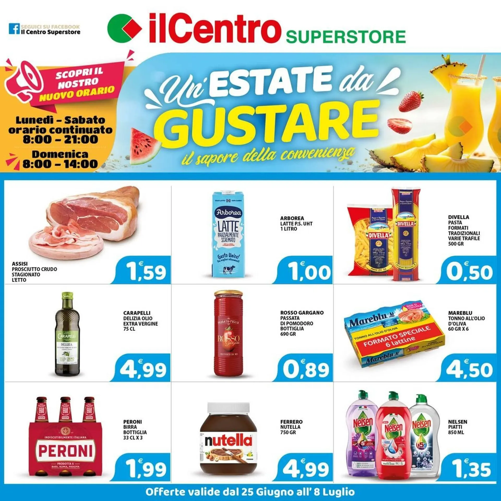 Volantino Il Centro Superstore da 30 giugno a 8 luglio di 2025 - Pagina del volantino 1