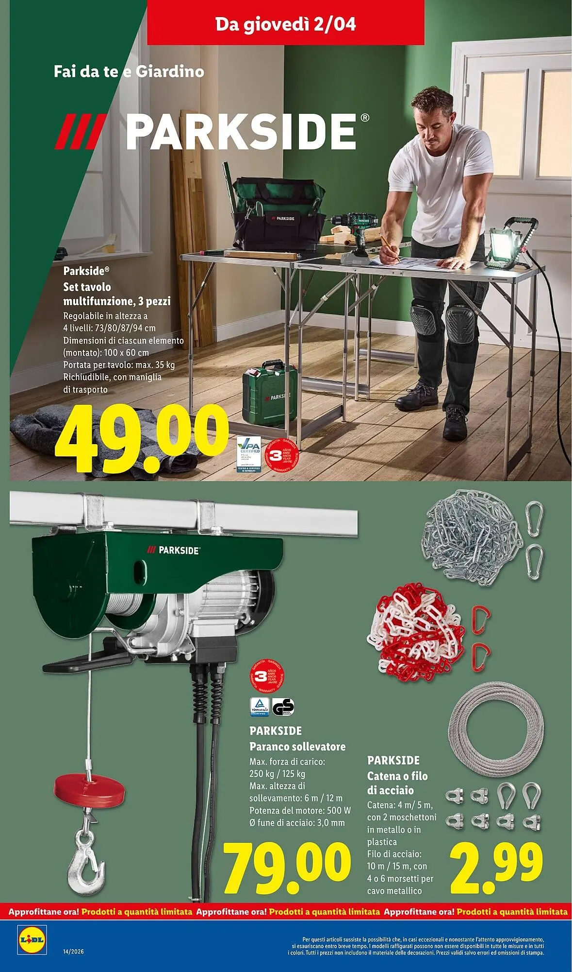 Volantino Lidl da 30 marzo a 8 aprile di 2026 - Pagina del volantino 44