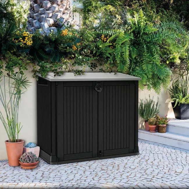 Box portattrezzi in resina KETER STORE IT OUT MIDI NERO L 132 x P 71.5 x H 113.5 cm Vedi i dettagli del prodotto