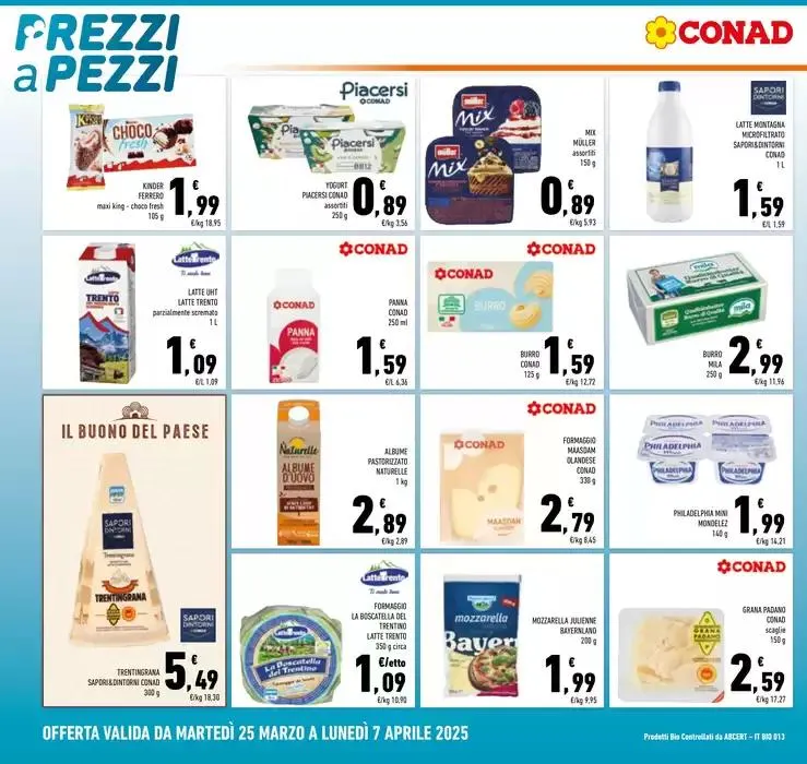 Prezzi a pezzi da 25 marzo a 7 aprile di 2025 - Pagina del volantino 12