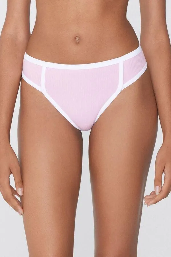 Brasiliano in Cotone a Costina Piping