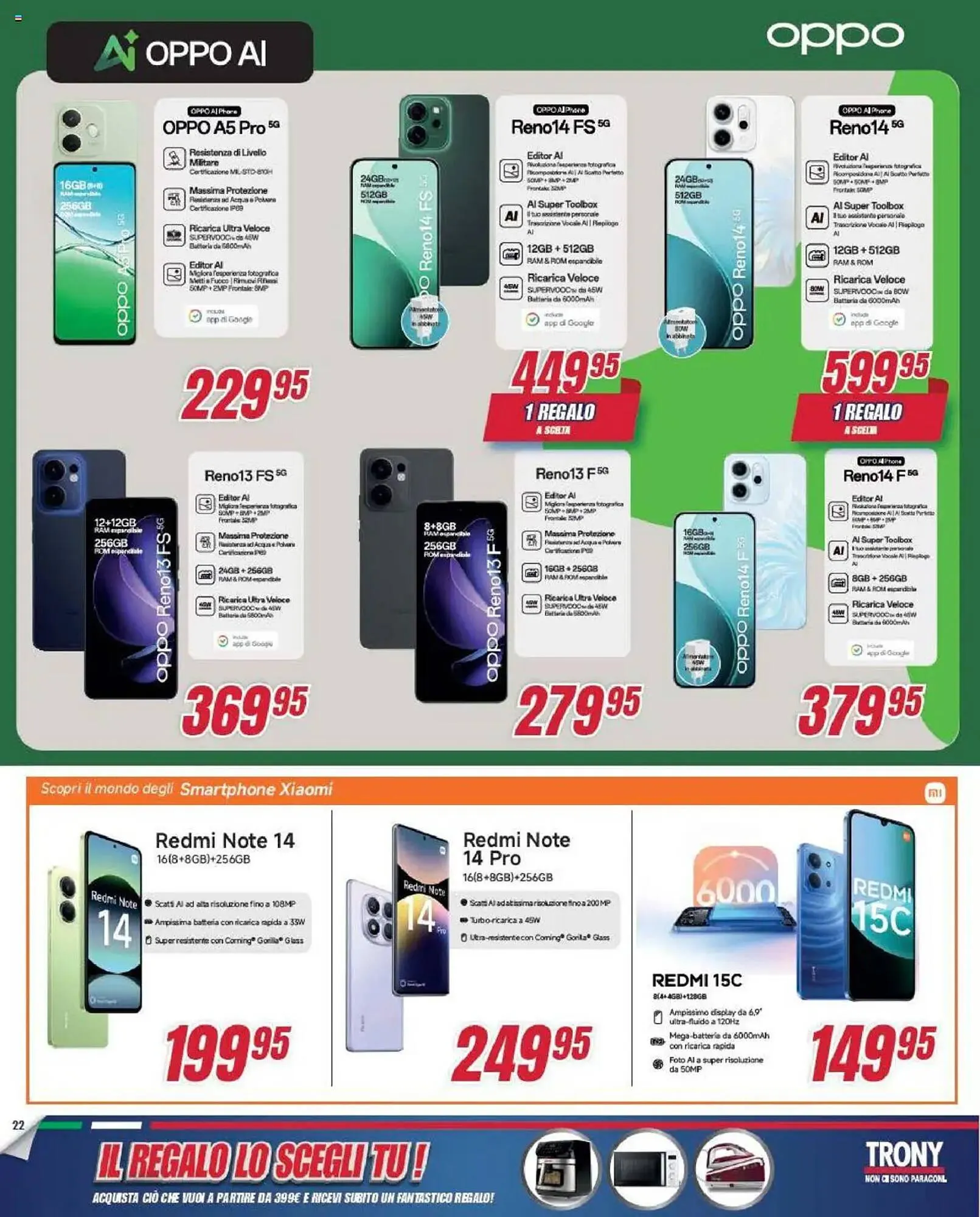 Volantino Trony da 5 settembre a 1 ottobre di 2025 - Pagina del volantino 22