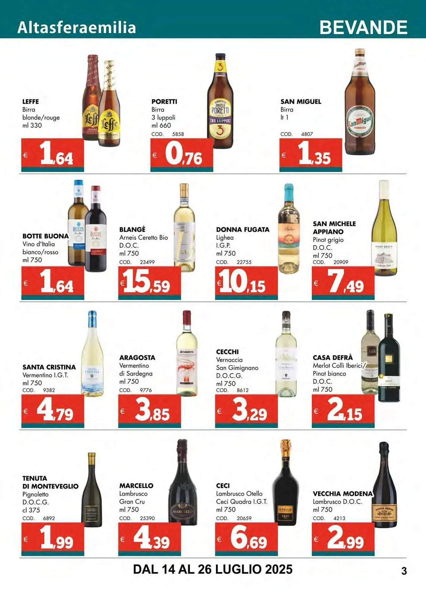 Volantino Altasfera da 14 luglio a 26 luglio di 2025 - Pagina del volantino 3
