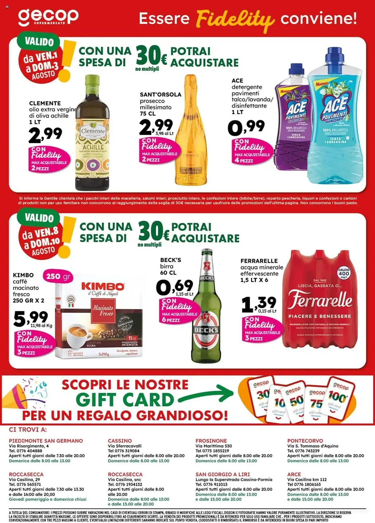 Volantino Gecop da 28 luglio a 10 agosto di 2025 - Pagina del volantino 20