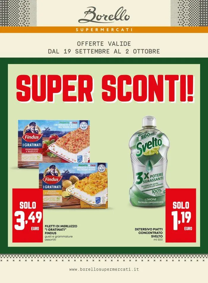 Super sconti da 19 settembre a 2 ottobre di 2024 - Pagina del volantino 1