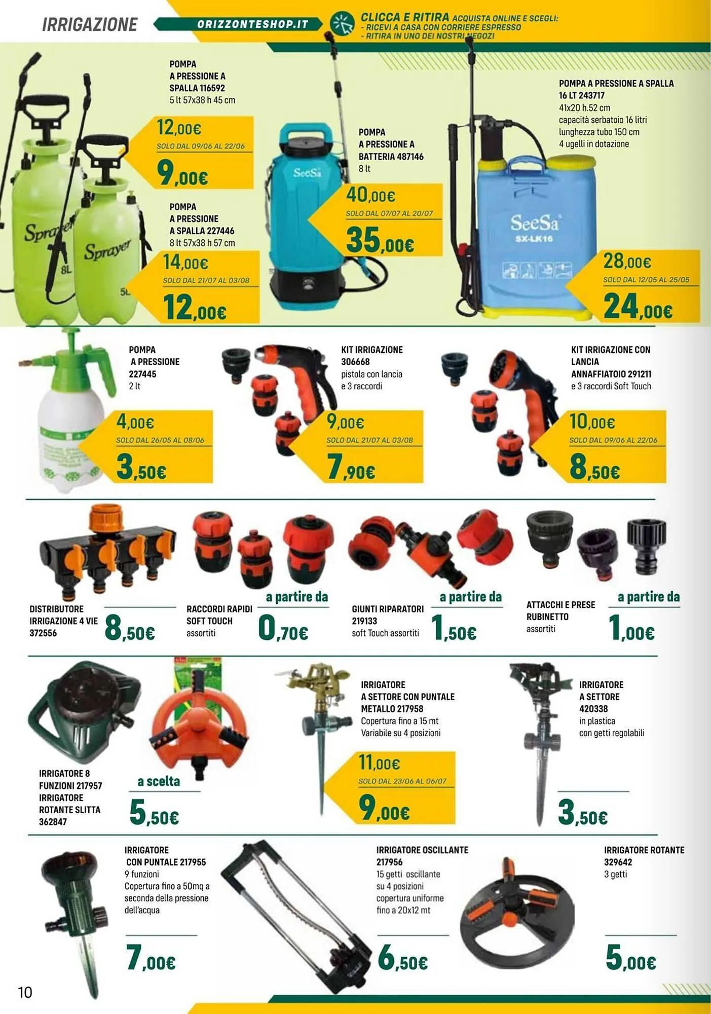 Volantino Orizzonte da 25 aprile a 12 ottobre di 2025 - Pagina del volantino 10