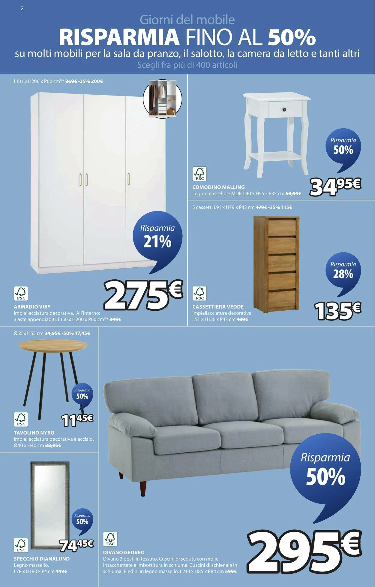 Jysk Volantino attuale da 1 luglio a 15 luglio di 2025 - Pagina del volantino 3