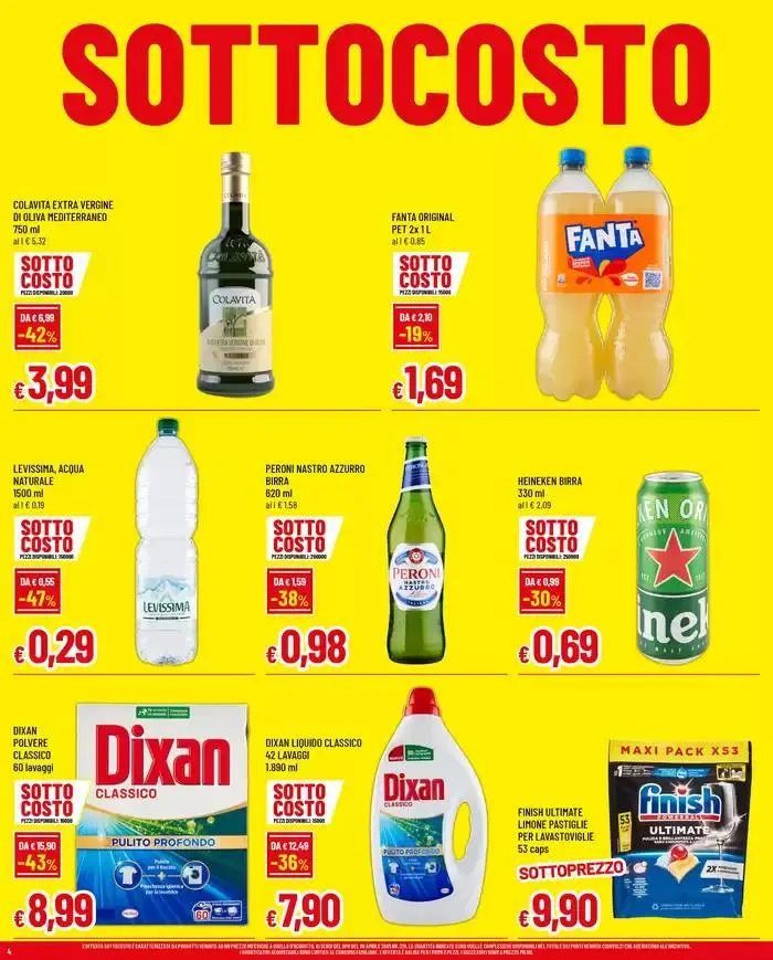 Sottocosto da 27 marzo a 5 aprile di 2025 - Pagina del volantino 4