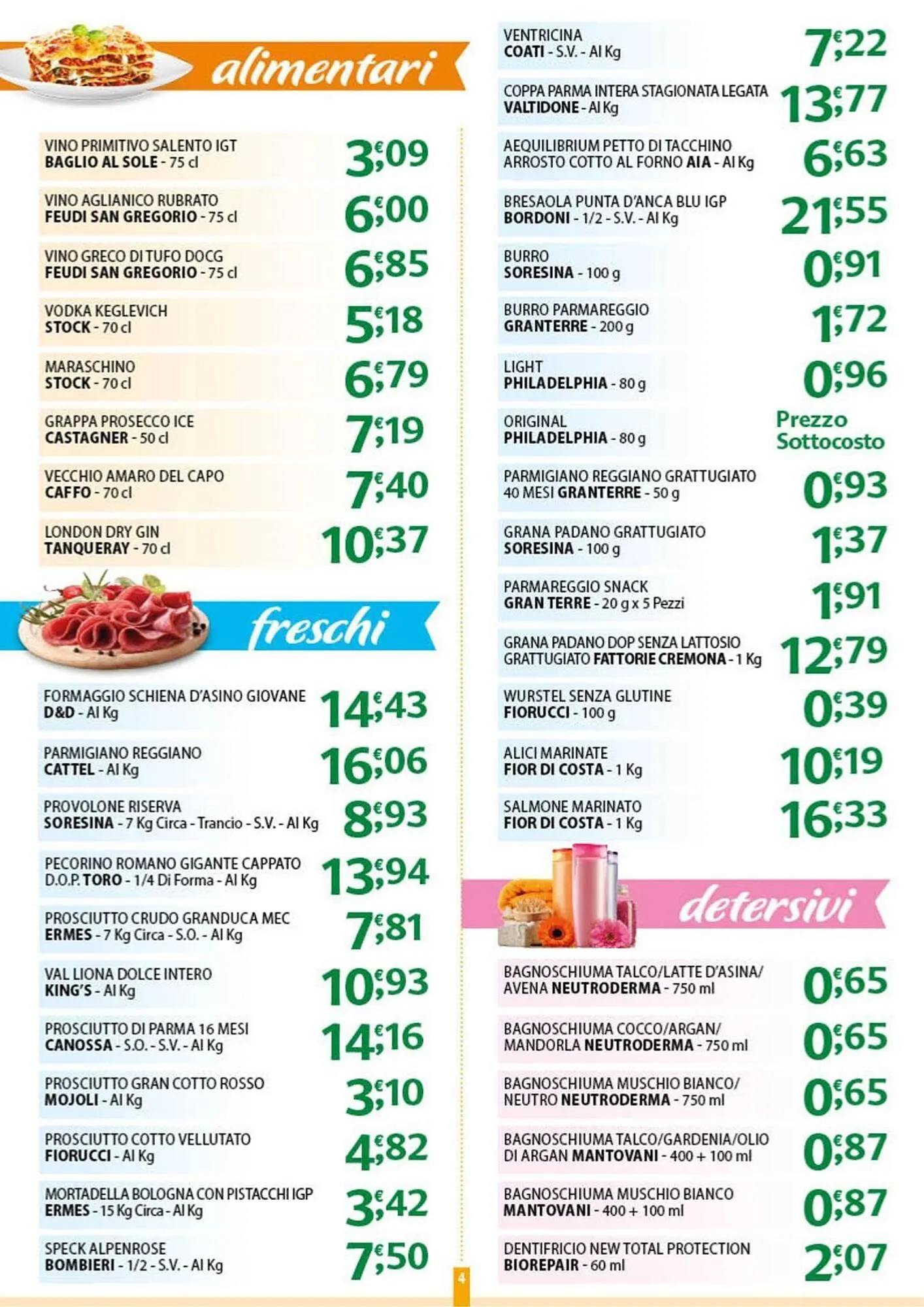 Volantino Gambardella Cash da 8 settembre a 13 settembre di 2025 - Pagina del volantino 4