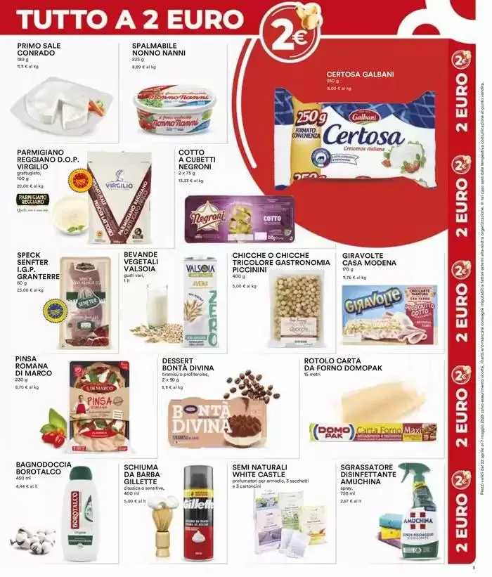 Tutto a 1€, 2€, 3€, 5€ da 22 aprile a 7 maggio di 2025 - Pagina del volantino 5
