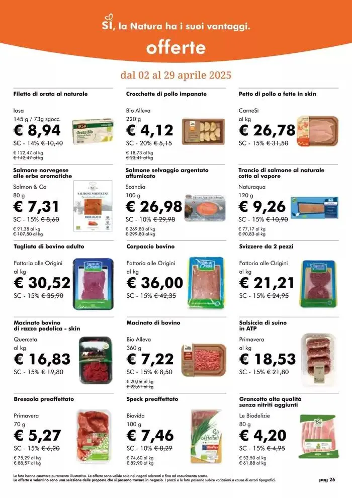 Offerte Aprile 2025 da 1 aprile a 30 aprile di 2025 - Pagina del volantino 26