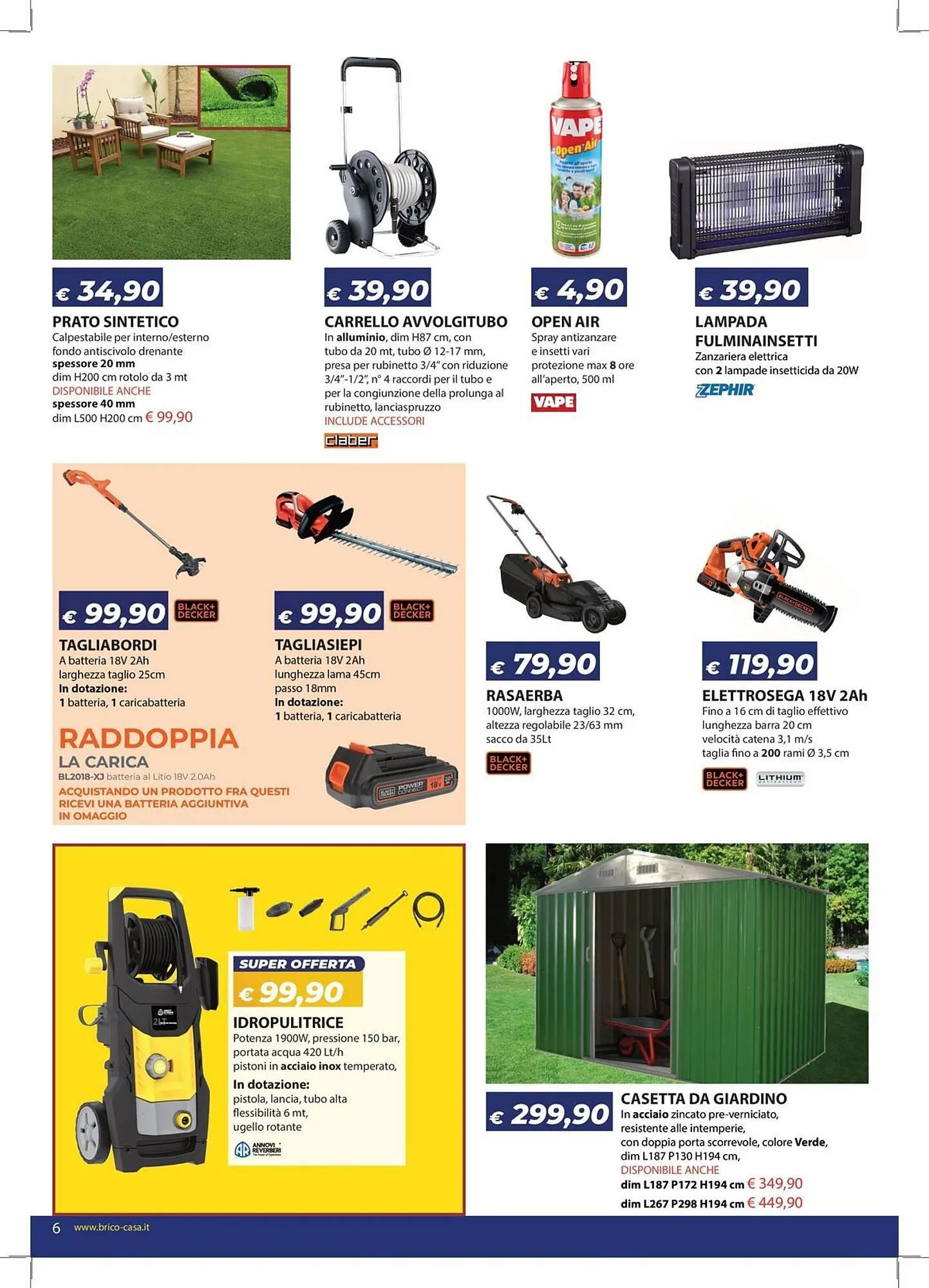 Volantino Bricocasa da 6 giugno a 29 giugno di 2025 - Pagina del volantino 6