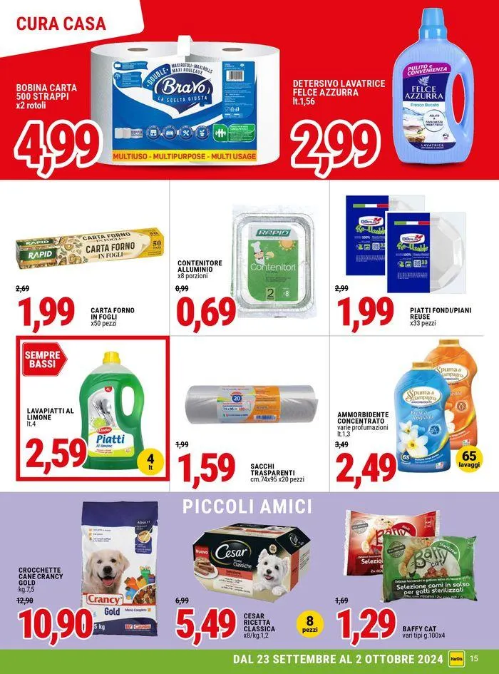 Tanti prodotti a 0.99€ da 23 settembre a 2 ottobre di 2024 - Pagina del volantino 15