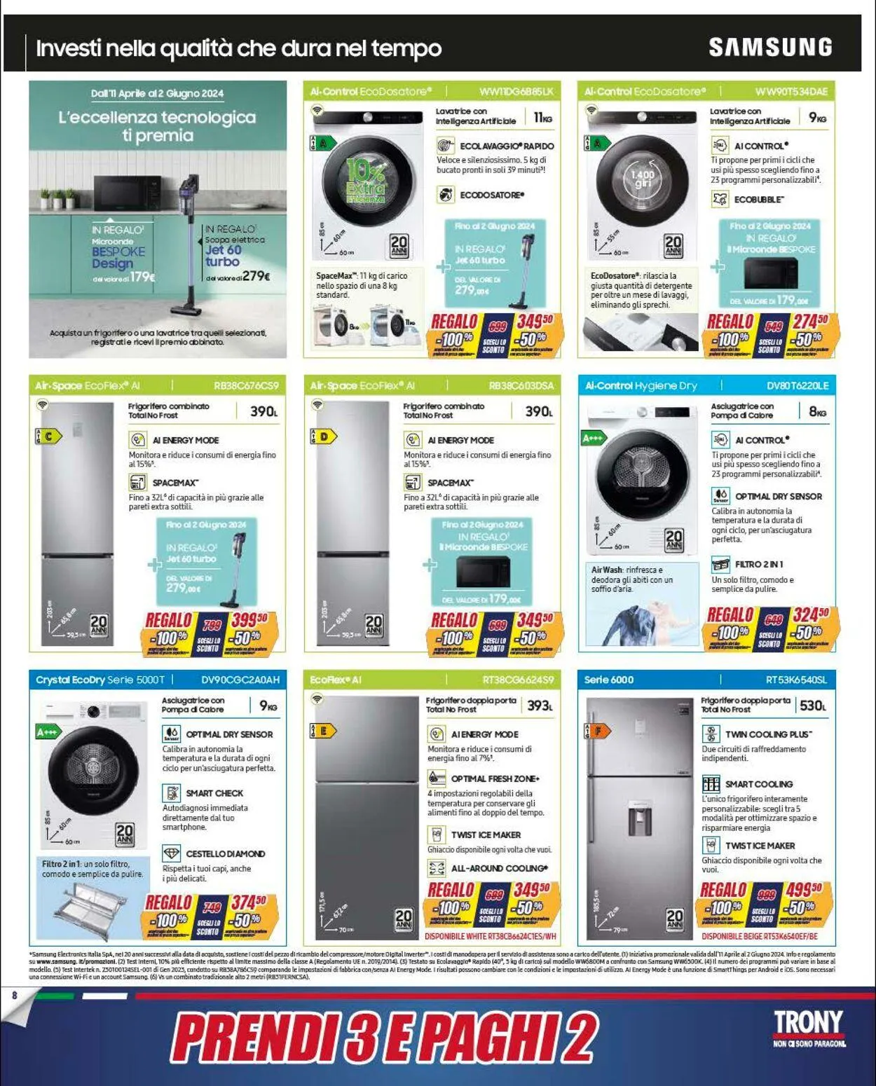Trony - Palermo Volantino attuale da 2 maggio a 22 maggio di 2024 - Pagina del volantino 8