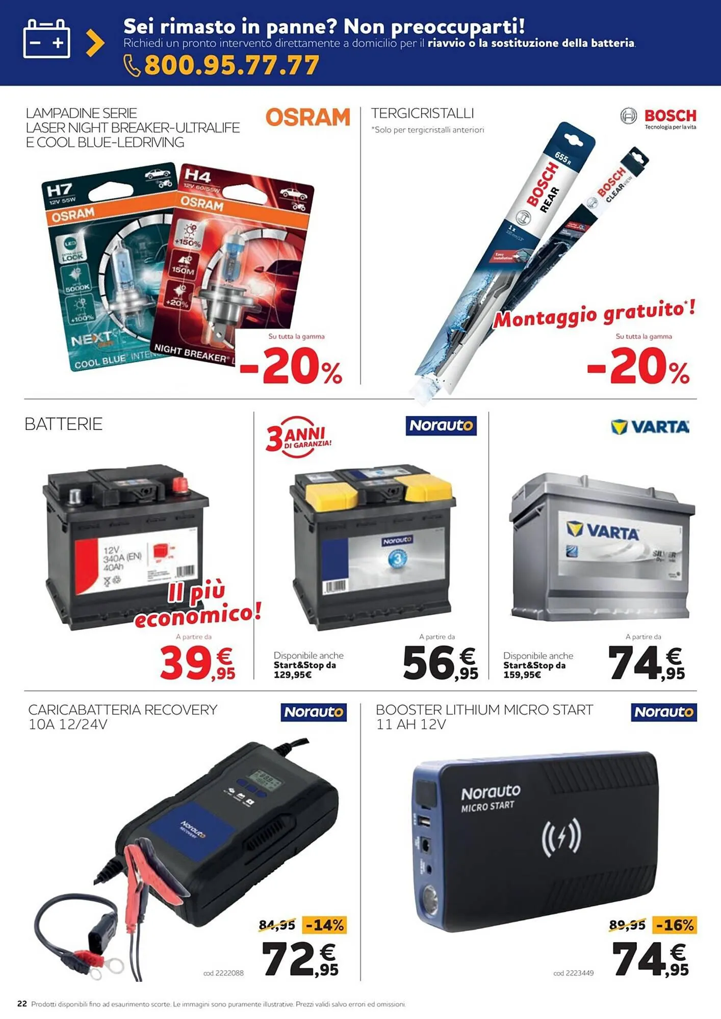 Volantino Norauto da 27 luglio a 30 agosto di 2023 - Pagina del volantino 22
