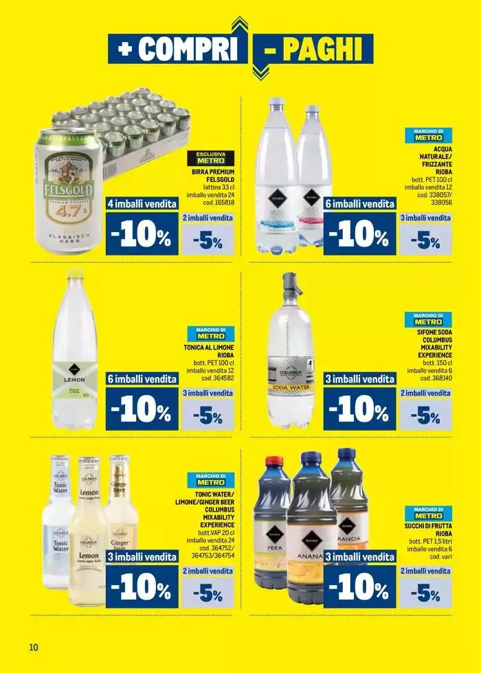 + Compri - Paghi dal 1.05 al 9.07 da 2 maggio a 9 luglio di 2025 - Pagina del volantino 10