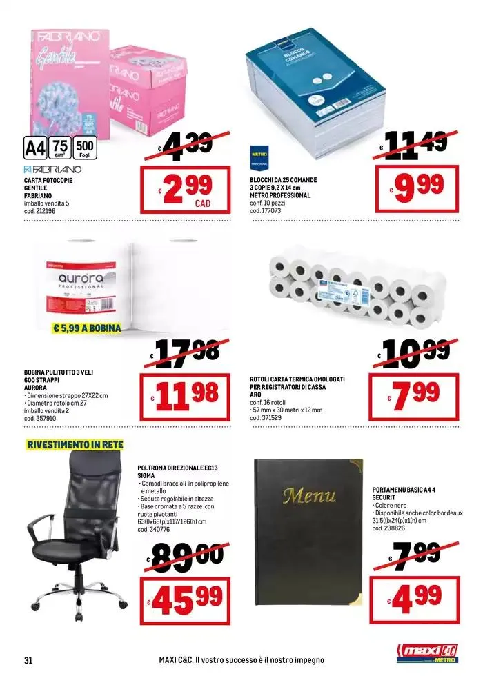 Offerte per te -Maxi da 20 marzo a 2 aprile di 2025 - Pagina del volantino 31