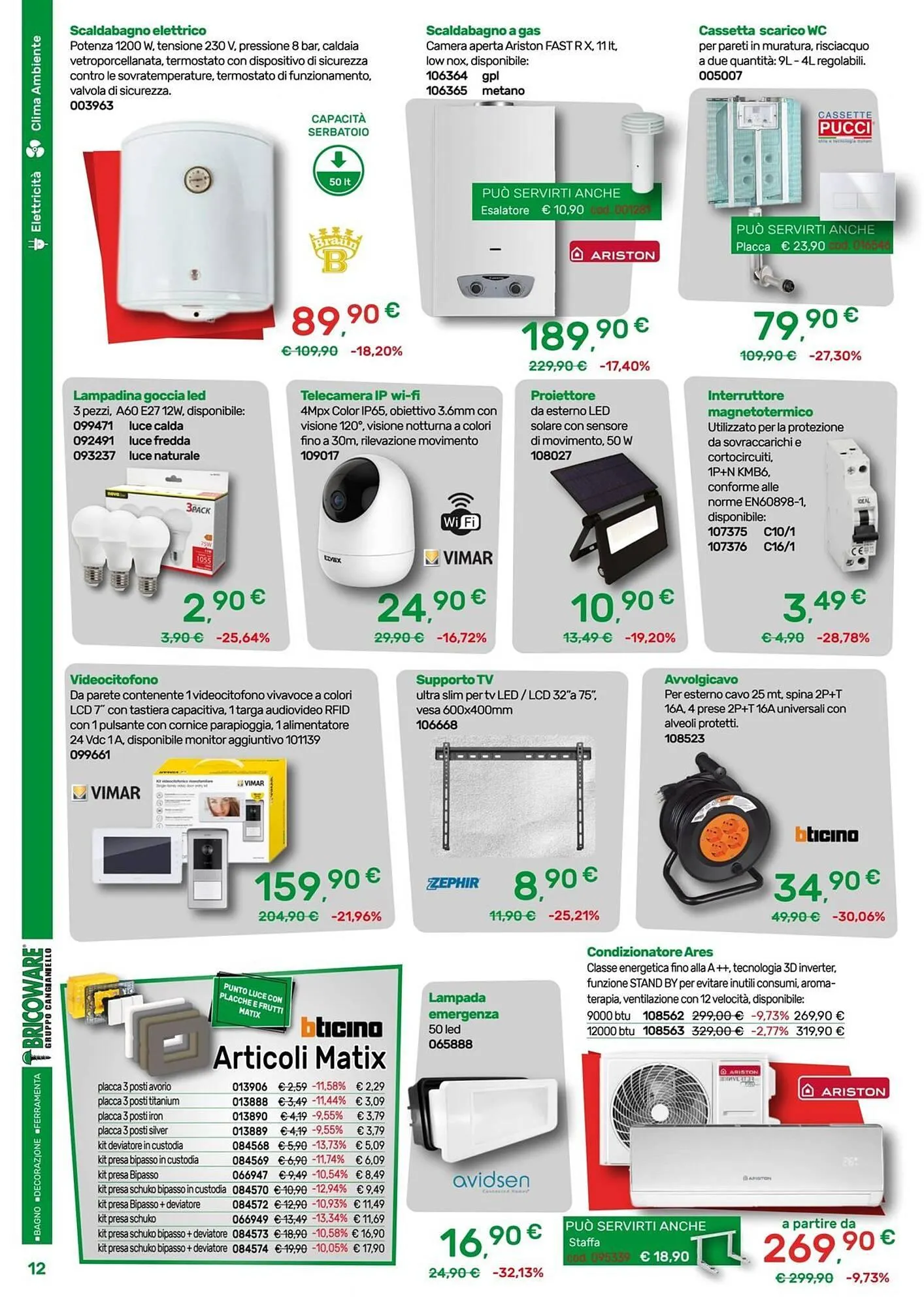 Volantino Bricoware da 12 marzo a 12 aprile di 2026 - Pagina del volantino 12