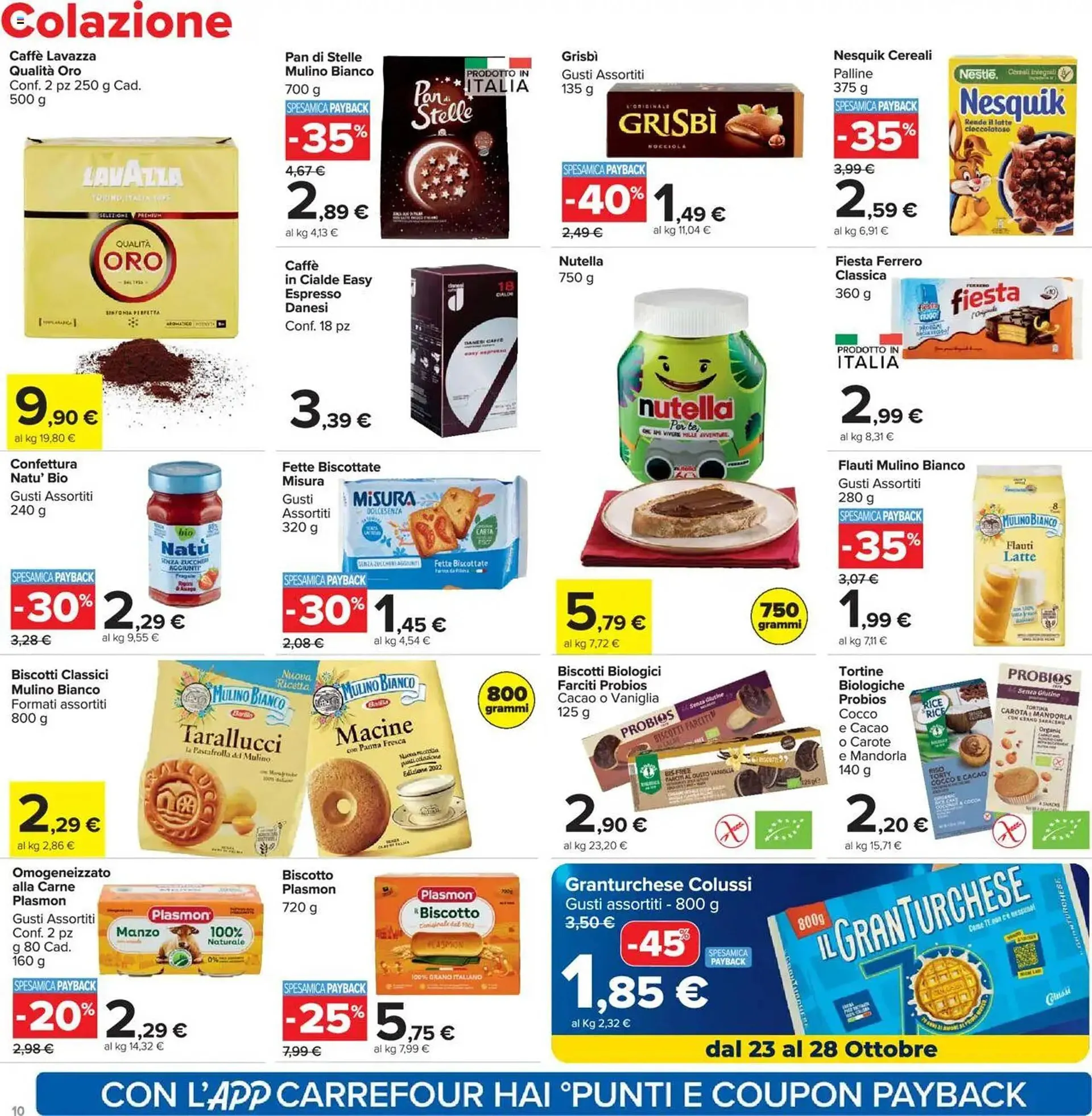 Volantino Carrefour da 20 ottobre a 3 novembre di 2025 - Pagina del volantino 10