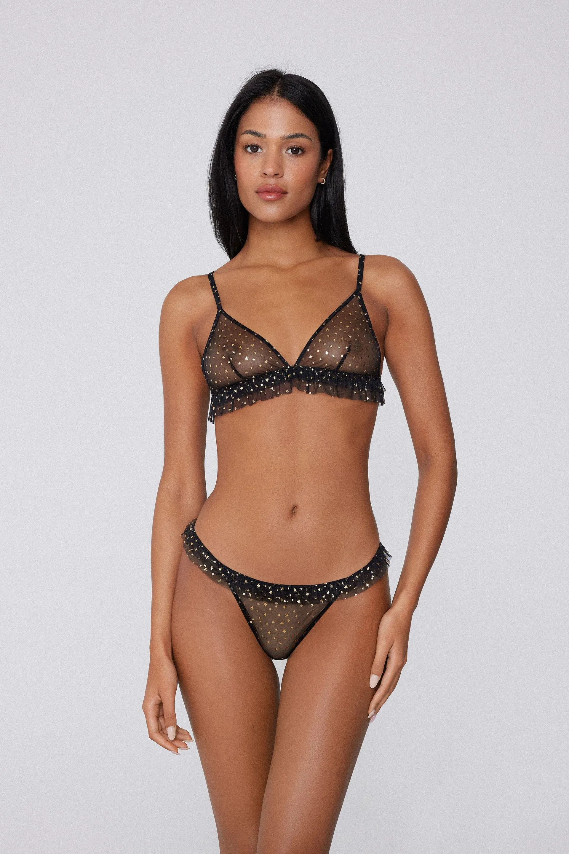 Completino Reggiseno e Perizoma Ruches