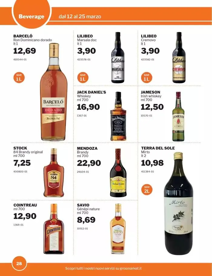 Volantino Food & Beverage da 12 marzo a 25 marzo di 2025 - Pagina del volantino 28