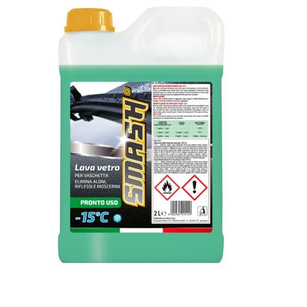 Smash lavavetro auto -15°C