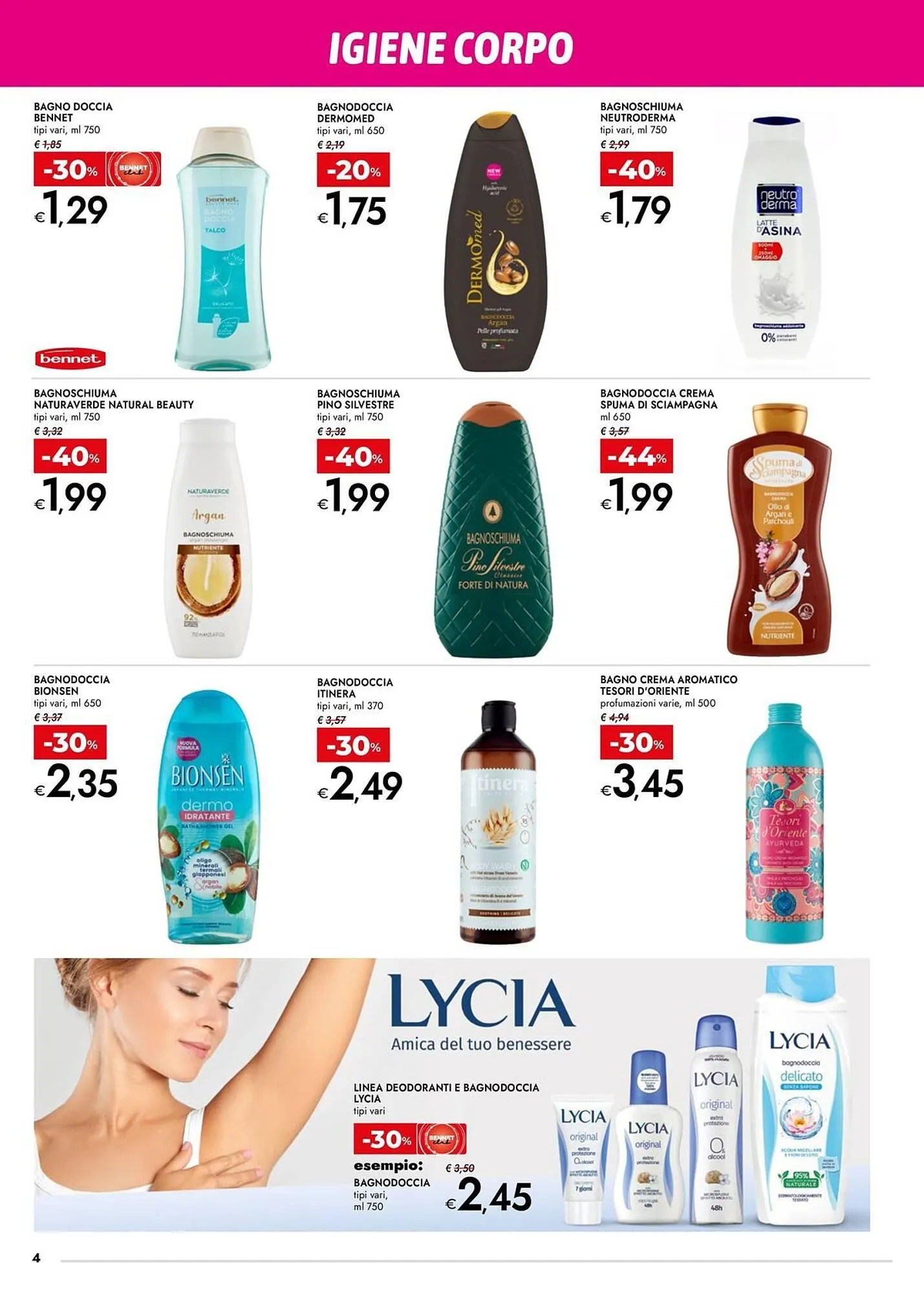 Volantino Bennet da 20 marzo a 2 aprile di 2025 - Pagina del volantino 4