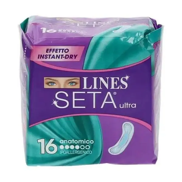 ASSORBENTI LINES SETA ULTRA ANATOMICO