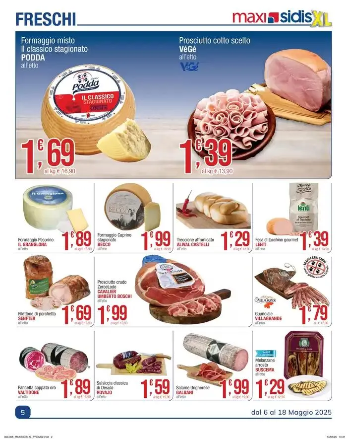Il piacere di fare la spesa da 5 maggio a 18 maggio di 2025 - Pagina del volantino 5