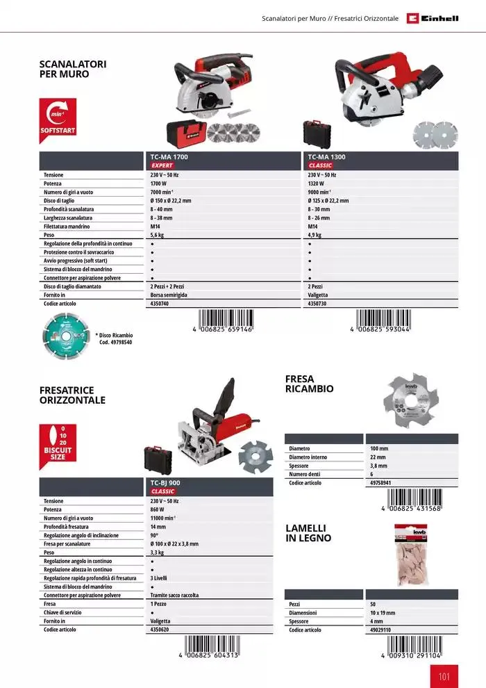 Elettroutensili 2025 da 11 febbraio a 31 dicembre di 2025 - Pagina del volantino 101