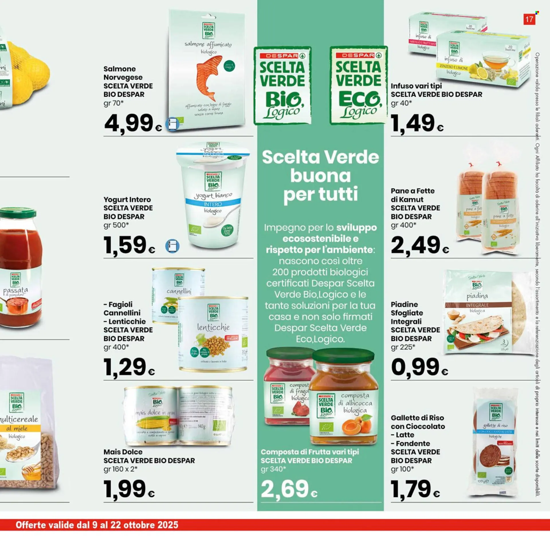 Volantino Despar da 9 ottobre a 22 ottobre di 2025 - Pagina del volantino 17
